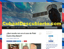 Tablet Screenshot of cubaaldescubierto.com